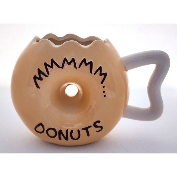 MUG-NOVELTY-Large Donut-Unique Shape-Chocolate-Sprinkles - Picture 8 of 13